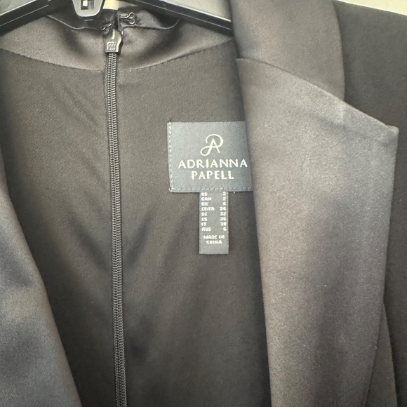 Adrianna Papell Tuxedo Evening Gown – Size 2 - Picture 3 of 6